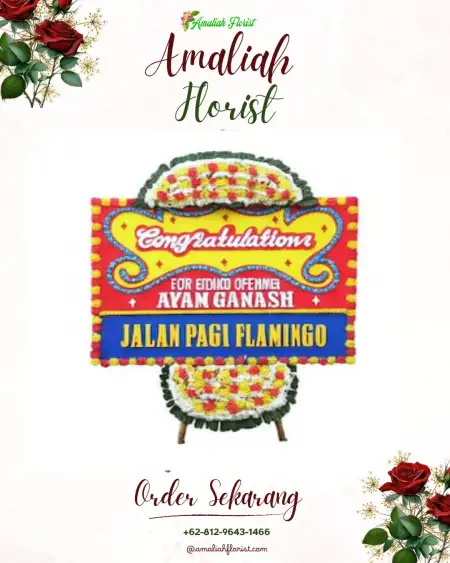 Sewa Papan Bunga Selamanik